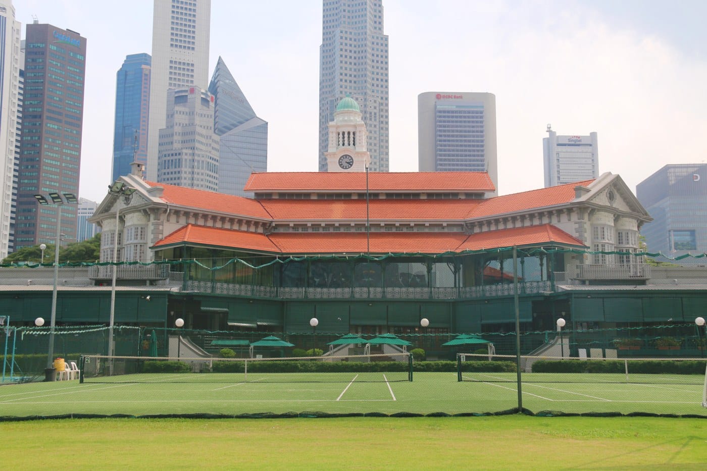Singapore Cricket Club beside the Padang
