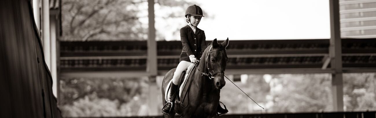 Equestrian scene at Singapore Polo Club