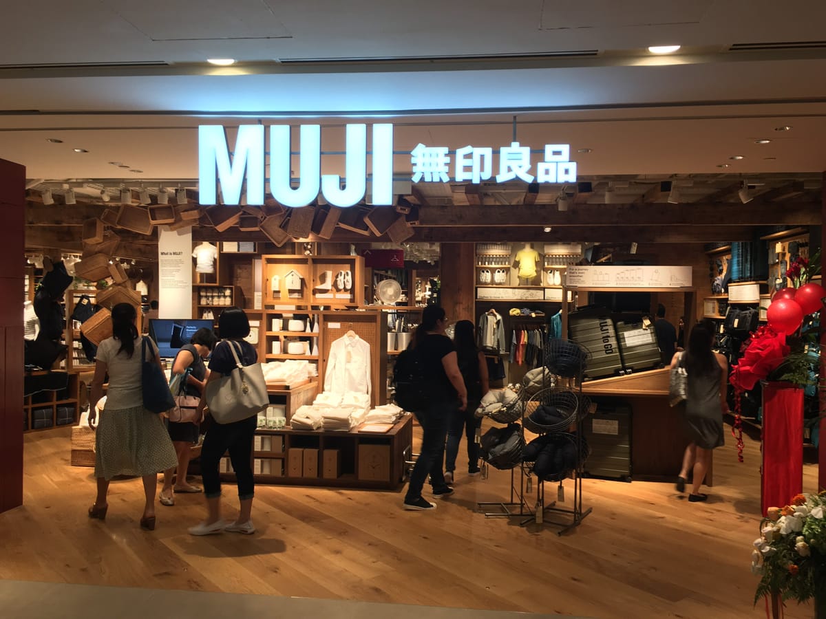 MUJI store at Plaza Singapura in Singapore