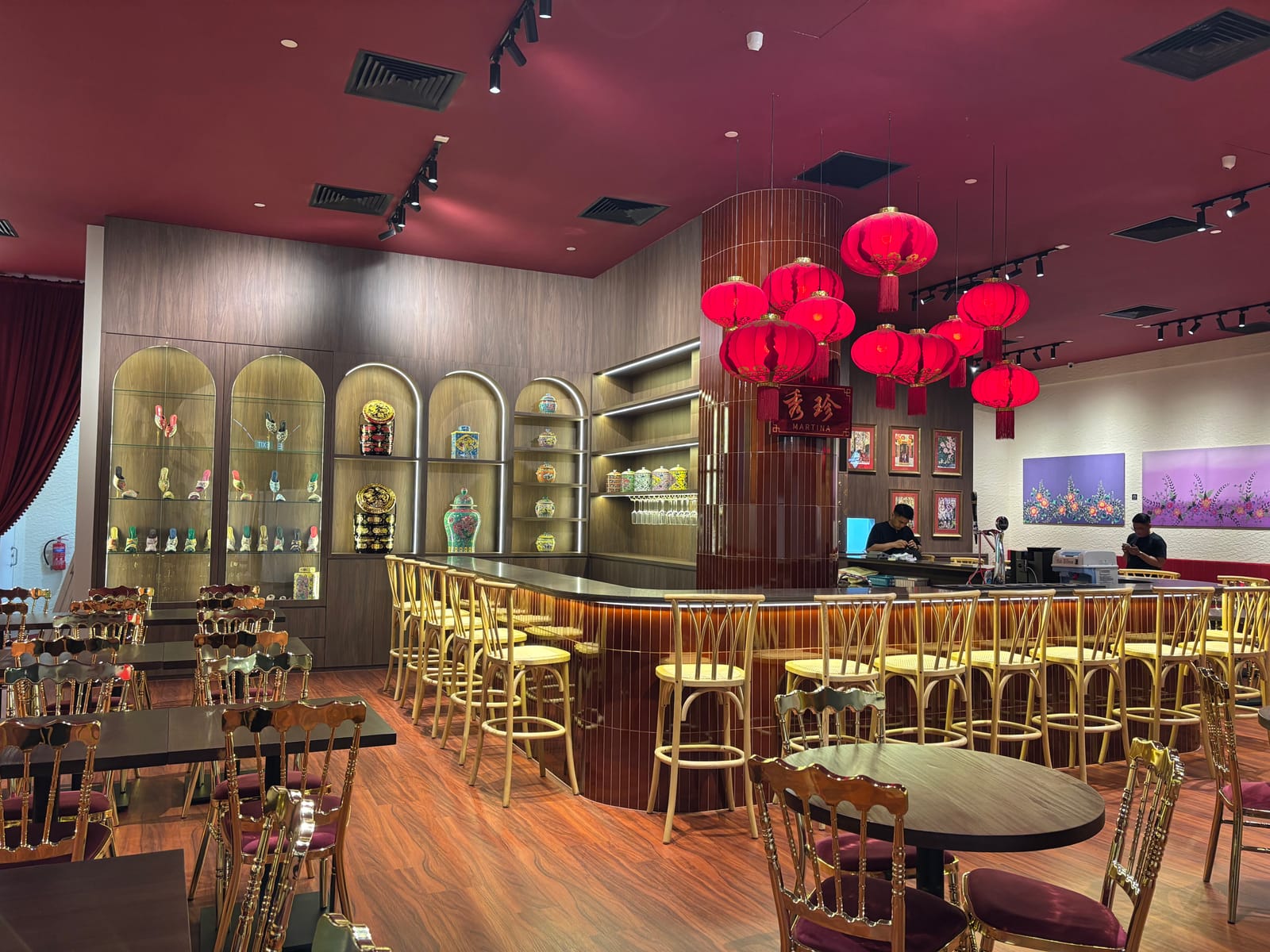 Interior of Martina's Kitchen at Aperia Mall