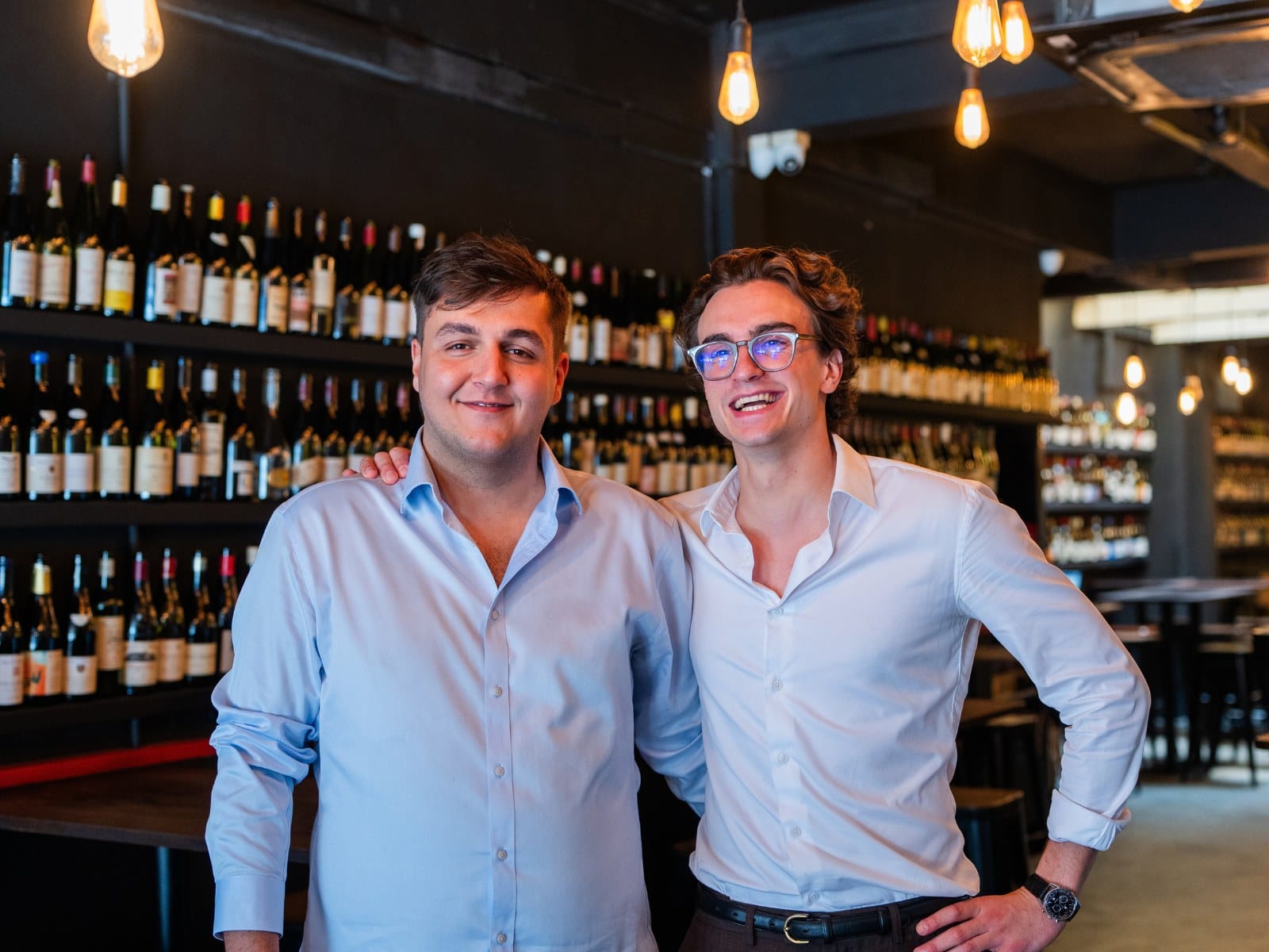 Florian Meyniel (left) and Baptiste Brilleau (right) at LQV Singapore.